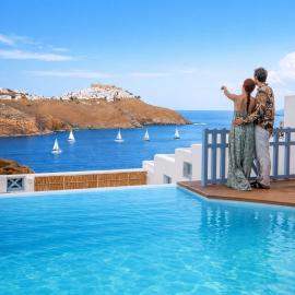 Infinity Blue Boutique Hotel Astypalaia, hôtel à Astypalée