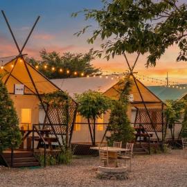 Chaesonghwa Glamping in Yeongcheon, hotell i Yeongcheon