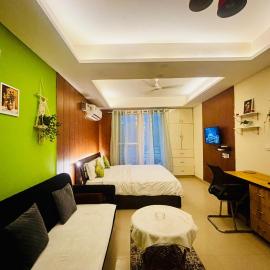 Urban Hillview Serenity Studio by Jwalpa Retreat, hotell sihtkohas Dehradun