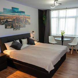 Stilvolles Apartment nähe Mainz mit Parkplatz, hotel sa Ober-Olm