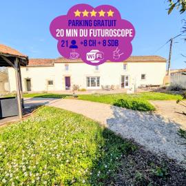 Domaine du Luth Grand Gîte - 8 Ch - 19 Lits -Poitiers Futuroscope et Aquascope، فندق في Quincay