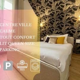 Le Kozy - Appartement 2 pièces climatisé au coeur de Vendôme avec parking