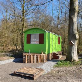 Pipowagen Doe Maar Groen, Hotel in Bant