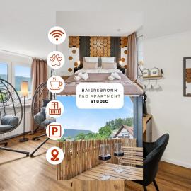 Schwarzwald-Oase mit Balkon und Parkplatz