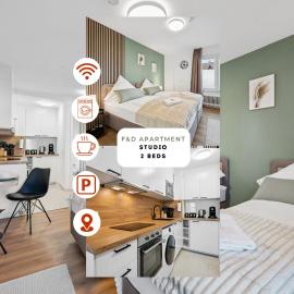 F&D Studio Apartment mit Parkplatz, hotel em Asperg