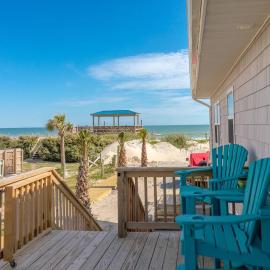 The Bungalows B- Beachfront - Dog Friendly - Gazebo Bikes, hotel a Surf City
