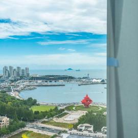 青岛万象城五四广场多米家亲子海景民宿
