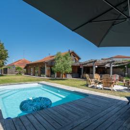 Maison familiale style loft à Biscarrosse - 10 personnes, piscin - FR-1-319-563