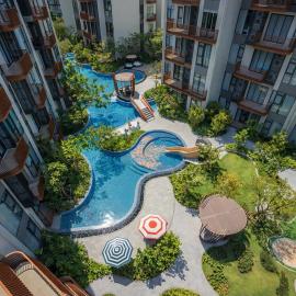 Cozy 2BR Apartment•Pool View• Canvas•BangTao Area, hotelli kohteessa Laguna Phuket