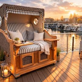 Hausboot Seetje Stralsund, mit Dachterrasse, hotel a Stralsund
