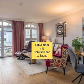 eeb & floer 4 Sterne TOP-Fewo Sylt Balkon, Pool & Sauna, Strandnah, Tiefgarage, hotel i Vesterland