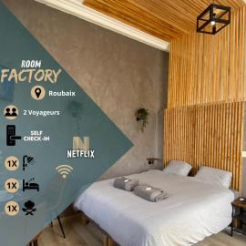 Roubaix Lille private shower & Netflix, hotel in Roubaix