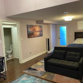 Spacious Basement with Private Bathroom and Entrance