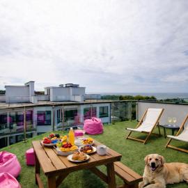 Rowy Comfort - Sea Comfort I Apartamenty z tarasami na dachu, widokiem na morze, 50 m od plaży, hotelli kohteessa Rowy