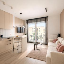 Sunny Premium Studio with Balcony & Free Parking โรงแรมในกดัญสก์