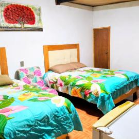 CABAÑA tipo habitación con PALAPA y Asador Planta Alta en Zacatlán, Hotel in Zacatlán