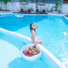 12C ·Courtyard Hot Spring Pool Resort Design Hotel (Furong Town Scenic Area Branch), hotell i Xiaoxi