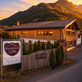 GM-Stays Wendelstein Lodge - Sauna & Alpenblick - BRIGHT Collection, hotell i Fischbachau
