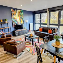 Duplex Cosy proche parlement européen et Strasbourg, hotel Schiltigheimben