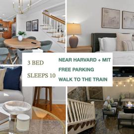 Free Parking Sleeps 10 3BD 3BA Amenities Holiday Home, hotel a Cambridge