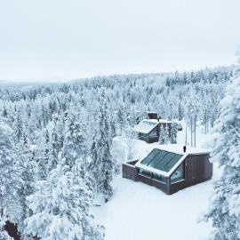 Suomu Aurora Glass Resort, hotell i Suomutunturi