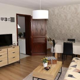 La Houblonnière appartement 3 chambres, 6 lits et 1 clic clac