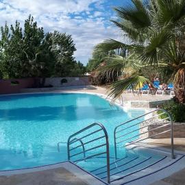 LVAM - Mobile home tout confort Camping de l'Escale C43 terrasse piscine plages