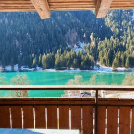 Mansarda vista lago