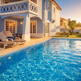 Villa with Panoramic Atlantic Views - Private Pool & Jacuzzi, hotel a Ericeira