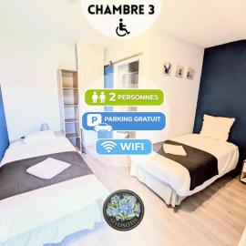 Chambres Duo au Gîte Domaine du Luth - 20 min du Futuroscope et Aquascope, готель у місті Quincay