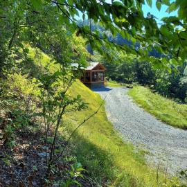 Cedar Heights Tiny House Log Cabin, hotel in Bryson City