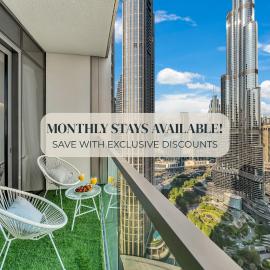 SmartStay at Grande Signature - Burj Khalifa View - 5 min Dubai Mall - Downtown Dubai - Brand New Luxury Apartments