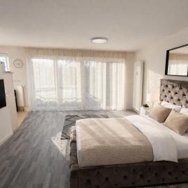 Modernes Apartment mit Balkon & Smart TV bei Hamburg
