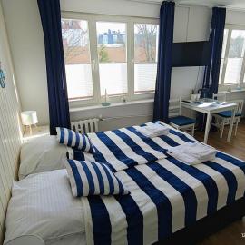 Gryfhaus - Pokój Bosmański, kameralny, 22 m2, parking, Wi-Fi, blisko morza, wysoka ocena 9,9