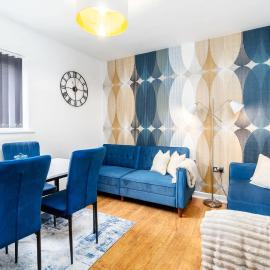 2 Bedroom Apartment with 4 Single Beds and Free Parking, Sheffield