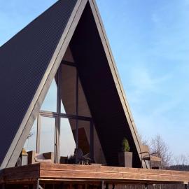 A-Frame Family, hotel en Bystrytsia