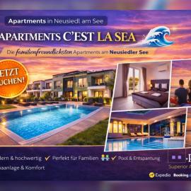 Apartments C'EST LA SEA - Whirlpool-Suite oder Dachterrassen-Suite - Pets welcome