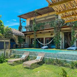 Casa Boa vista, encantadora vista do mar e coqueirais de icaraizinho, hotel in Icaraí