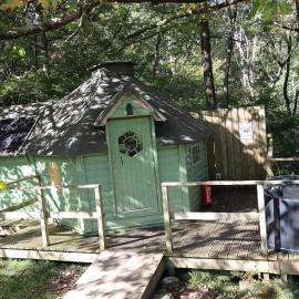 Woodland Cabin with Private Hot Tub