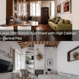 Spacious 2BR Apartment for Families Central & Quiet Pisa, готель у місті Піза