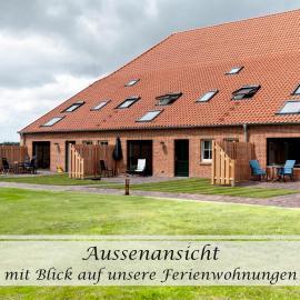 Ferienwohnung Frieda - Gulfhof nahe Greetsiel mit Sauna, Garten & 3 Schlafzimmern