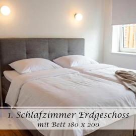 Ferienwohnung Frohsinn - Gulfhof nahe Greetsiel mit Sauna, Garten & 3 Schlafzimmern