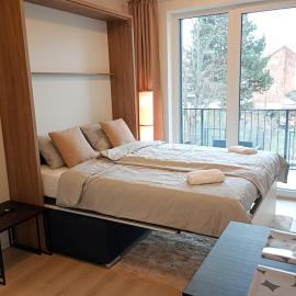 Moderní apartmán s balkónem blízko centra Brna
