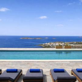 Aloe On the Rock Villa with Private Pool & Sea View by Explore Andros, hotel u gradu Baci