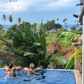 Pink House Guest House Lamai - Pool & Sea View, hotel v Lamai Beach