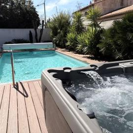 Villa à Brétignolles avec piscine chauffée et SPA à plus de 34 degrès