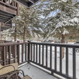 Central condo with WiFi AC patio hot tub & seasonal pool
