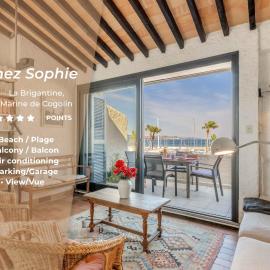 Chez Sophie - Superbe appartement vue mer – hotel w mieście Cogolin