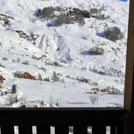 Orcières Merlette appartement T2 à 50m des pistes 4 personnes Chalet Orcières été et hiver, hotel in Orcières
