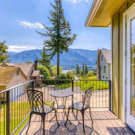 Lovely house with river & mountain views deck grill washer&dryer & wood stove, Hotel in Stevenson